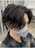 武蔵小杉波巻きスパイラルパーマセンターパートサーフカール★