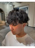 波巻きスパイラル メンズパーマ
