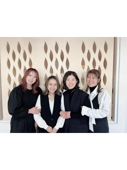 話しやすい女性スタッフが寛ぎやすいサロンタイムをご提供致します♪豊富なケアメニューもご用意☆