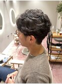 大人の色気パーマスタイル