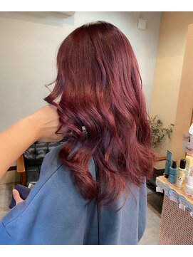 ラフ バイ へアーフリーティー(Laf by Hair freety) ボルドーカラー