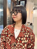 ミィ 表参道(mee.)&nbsp;似合わせカット ボブヘア 縮毛矯正 ミニボブ 切りっぱなしボブ
