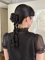 【徳岡】ヘアセット　タイトアレンジ　モードヘアセット