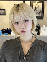 マスカリ(muscali) くびれヘア#ダブルカラー#ハイトーンカラー#ホワイトブリーチ