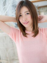 モッズヘア 上尾西口店(mod's hair)&nbsp;インナーカラー艶感ストレートレイヤーカットh4上尾20代30代40代