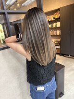 サニー 渋谷(SUNNY) バレイヤージュ、ダブルカラー、レイヤーカット、アッシュカラー