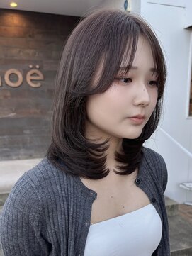 カノエ 山口小郡店(canoe) 韓国レイヤーボブ