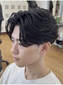 ノーセットでもキマる理想のフェザーパーマ