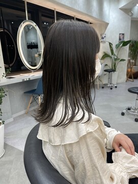 ロンドアヴァントゥス 池袋(Lond aventus) 韓国レイヤー/韓国風/ボブ/髪質改善/黒髪/ブリーチなし〔池袋〕