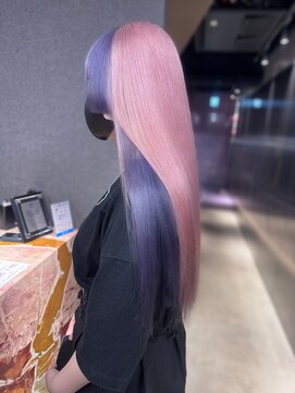 エン 栄店(enne) 大人ガーリー/ダークアッシュ/ミディアムレイヤーカット/栄