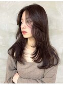 ロングレイヤーカットバタフライカットバタフライレイヤー
