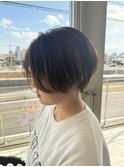 ベージュカラー、ハンサムショート、髪質改善