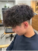 宇都宮メンズカットメンズパーマ波巻きスパイラルパーマツイスパ