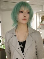 クペウヘイヴン(cope'u HAVEN) 原宿/ウルフカット レイヤー デザインカラー ルーツカラー