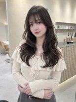 ハーツ 熊本(hearts.) ワンホンレイヤー/ダークブルー/韓国ヘア/縮毛矯正/髪質改善