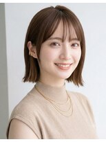 ガーデン ジングウマエ(GARDEN jingumae) 夏髪ストレートとミルクブラウンでナチュラルショートスタイル