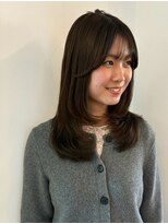 ジェコ ヴェール 祐天寺(gecko.vert) ミディアムレイヤー/くびれミディ/結べるくびれボブ/清楚#祐天寺