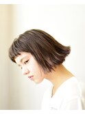 hair salon Kette　外はねボブ