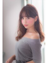 ヘアーアートシフォン 池袋西口店(Hair art chiffon)&nbsp;ブルージュカラーアシメで似合わせカットヴェールウェーブ 池袋