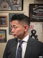 グルーマーズトウキョウ(GROOMER/S TOKYO)&nbsp;ビジネスマンバーバー  【 七三分け 刈り上げ ショート 】