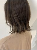 ボブ×ナチュラルベージュ_TREAT浦安