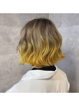 キャラ シャローネ 池袋(Chara Chalone) ひまわりカラーイエローグラデーション【池袋/池袋東口/池袋駅】