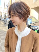 絶壁解消☆イルミナカラー×大人ショートボブ【安野】