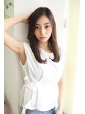 モテ髪ヘアカタログ、外ハネボブ、ペールベージュ、髪質改善