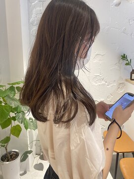 コフィー バイ メルト 吉祥寺(cofy by melt) 【中澤彩乃】ショコラベージュ透け感カラーレイヤーカット韓国風