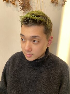 シャンプーボーイ セントラル 博多(SHAMPOO BOY central) メンズライムカラー