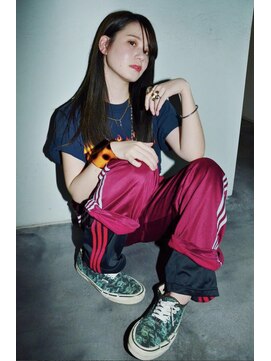 蜃気楼 （（（蜃気楼）））セミロングとナチュラルな縮毛矯正