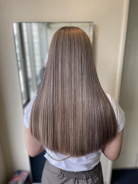 ダブル アンダーバー サロン(W_SALON) 【W_SALON 河原町】ミルクティーベージュ/髪質改善