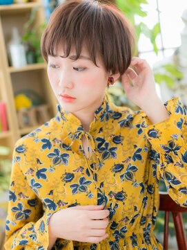 カバーヘア ブリス 戸田公園西口店(COVER HAIR bliss) 外国人風大人ハイライトマッシュショートh2戸田公園20代30代40代