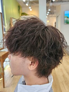 タスクヘアー(task hair)の写真/《那須塩原にNEW OPEN!!》髪質に合わせて薬剤を選定。あなたにぴったりのパーマスタイルをご提案！