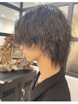 カノンヘアー(Kanon hair) 波巻きパーマ　ツイストスパイラル　メンズパーマ　ウルフパーマ