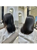 髪質改善ストレート