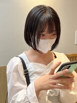 サンド 鹿児島中央(sand)&nbsp;@sei___sand切りっぱなしボブ/イメチェン/鹿児島中央駅