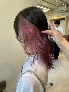 リル 茅ヶ崎(Liru:) 【Miyu】ペールピンクインナーカラー