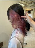 【Miyu】ペールピンクインナーカラー