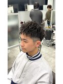 夏髪ジェットツイストパーマ