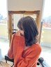 【1番人気♪】カット＋透明感カラー＋2段階ケラスターゼTR￥13200/佐世保駅