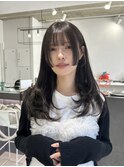 姫カット レイヤーカット 顔周りカット