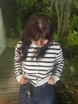 ヘアーコンセプト アイアイオ(HAIR CONCEPT iio)&nbsp;ハイレイヤー×ボルドーカラー