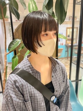 ロンド ブランシュ 錦糸町北口(Lond blanche) ◎黒髪顔周りレイヤー小顔ボブ