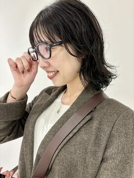 ケンジ 横浜(KENJE) ミディアム/ニュアンスパーマ/癖毛風/横浜