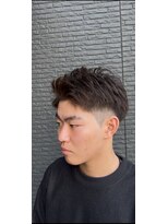 ヘアアンドビューティー クローバー(Hair&Beauty Clover) 男らしさ全開！アップバングスタイル