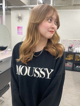 アロ 大阪梅田(alo) 【momoa】ハニーベージュカラー