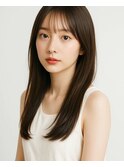 ナチュラル小顔前髪あり後れ毛サイドバング結べるボブくびれヘア