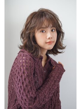 パール(PearL) 【PearL】顔まわりパーマ/顔まわりカット/ミニウルフボブ