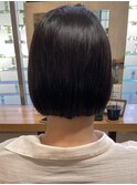 丸みが可愛いミニボブデザイン！